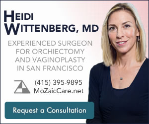 Dr. Wittenberg is an experienced surgeon in San Francisco who works exclusively with trans patients, offering Male-to-Female Gender Reassignment Surgery.